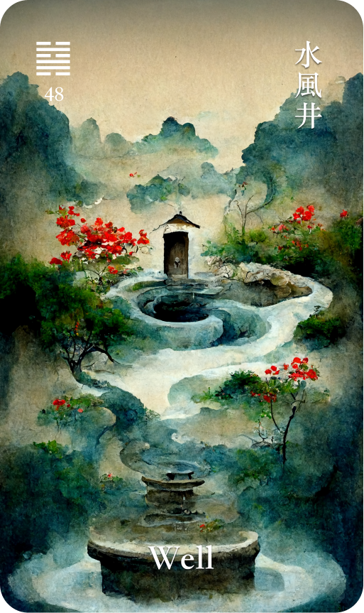 Hexagram 48 水風井 Jing The Well card